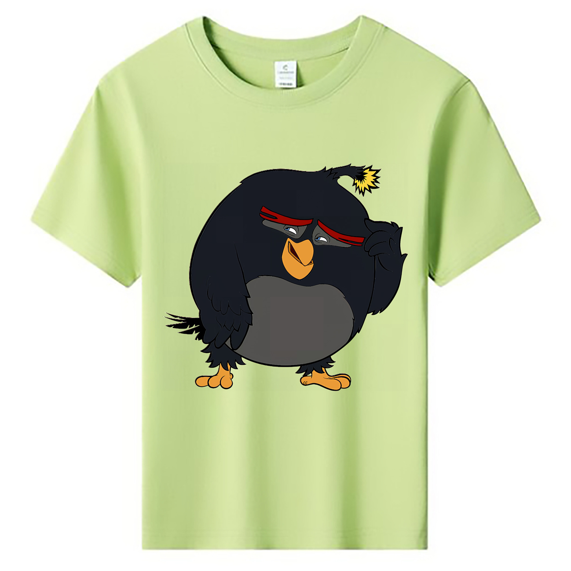 （画像用） Angry Birds アングリーバード 綿100％キッズTシャツ（フロントプリント）